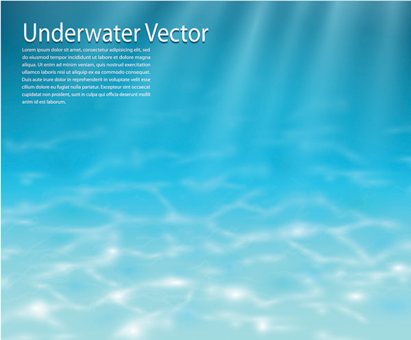 free vector Clear water vector